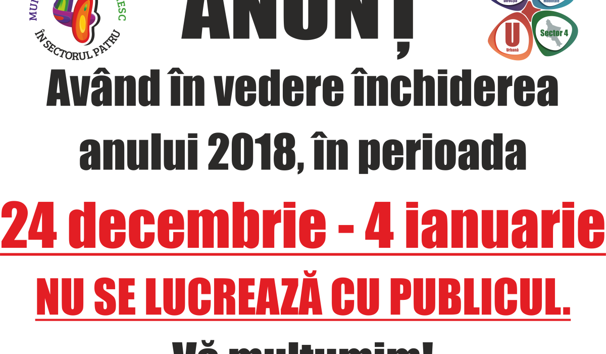 Program sarbatori